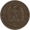 2 Centimes Napoléon III Tête Laurée