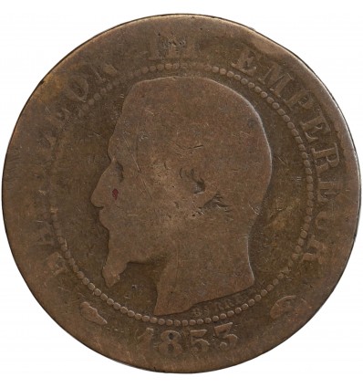 5 Centimes Napoléon III Tête Nue