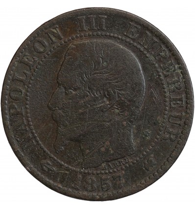 5 Centimes Napoléon III Tête Nue