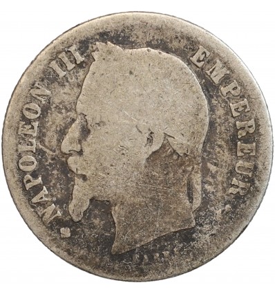 50 Centimes Napoléon III Tête Laurée