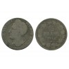 1/2 Franc Leopold Ier Belgique Argent