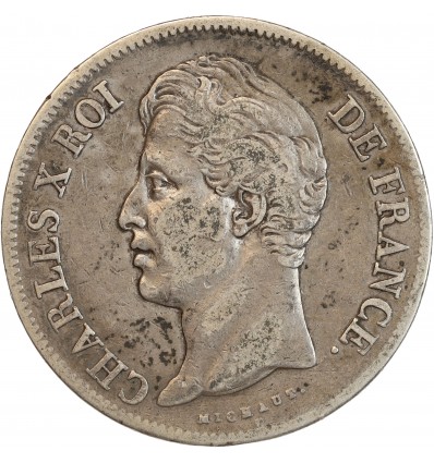 5 Francs Charles X 2éme Type
