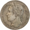 5 Francs Leopold Ier Tête Laurée - Belgique Argent