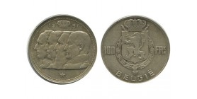 100 Francs Légende Flamande Belgique Argent