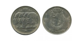 100 Francs Légende Française Belgique Argent
