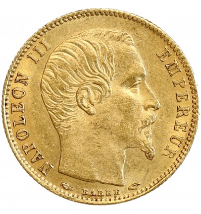 5 Francs Napoléon III Petit Module Tranche Cannelée