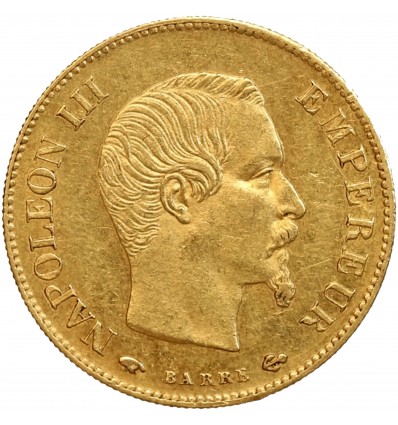 10 Francs Napoléon III Tête Nue