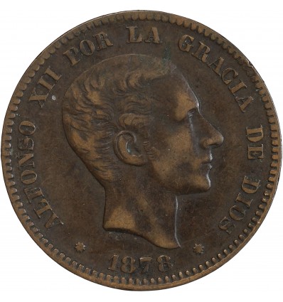 10 Centimos Alphonse XII - Espagne