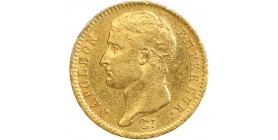 20 Francs Napoléon Ier Tête Nue Type Transitoire