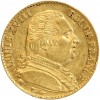 20 Francs Louis XVIII Buste Habillé - Variété 4 Long