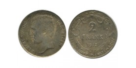 2 Francs Albert Ier Légende Flamande Belgique Argent