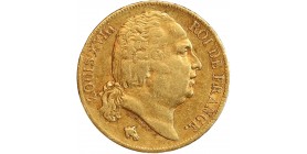 20 Francs Louis XVIII Buste Nu