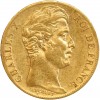 20 Francs Charles X Matrice du Revers à quatre Feuilles et Demie