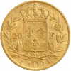 20 Francs Charles X Matrice du Revers à quatre Feuilles et Demie