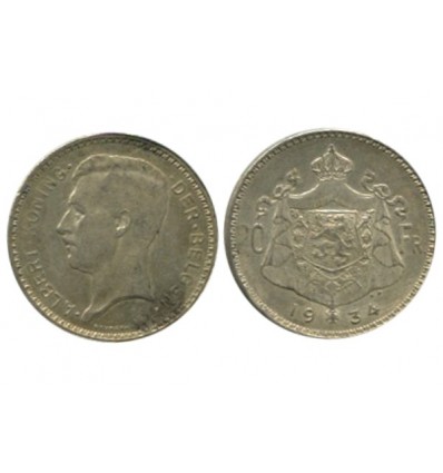 20 Francs Albert Ier Légende Flamande Belgique Argent