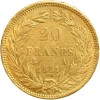 20 Francs Louis-Philippe Ier Tête Nue Tranche en Creux