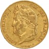 20 Francs Louis-Philippe Ier Tête Laurée Tranche En Relief