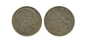 20 Francs Légende Française Belgique Argent