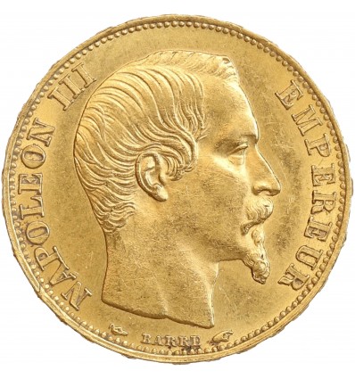 20 Francs Napoléon III Tête Nue