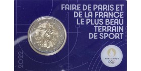 2 Euros France 2022 BU J.O. Paris 2024 Le Génie - Blister Violet