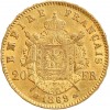 20 Francs Napoléon III Tête Laurée