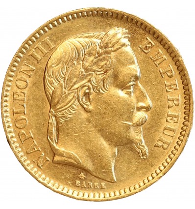 20 Francs Napoléon III Tête Laurée