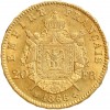 20 Francs Napoléon III Tête Laurée