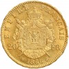 20 Francs Napoléon III Tête Laurée