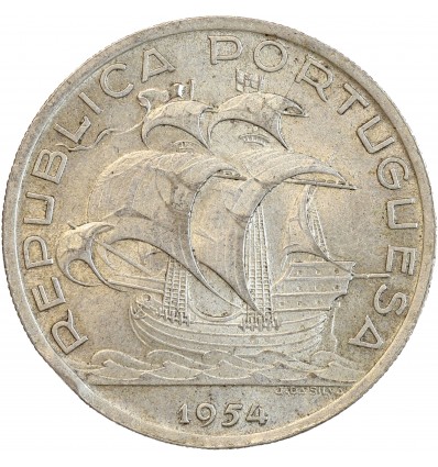 10 Escudos - Portugal Argent