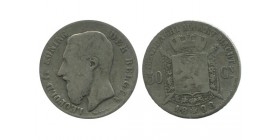 50 Centimes Leopold II Légende Flamande Belgique Argent