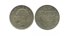 50 Francs Leopold III Légende Française Belgique Argent