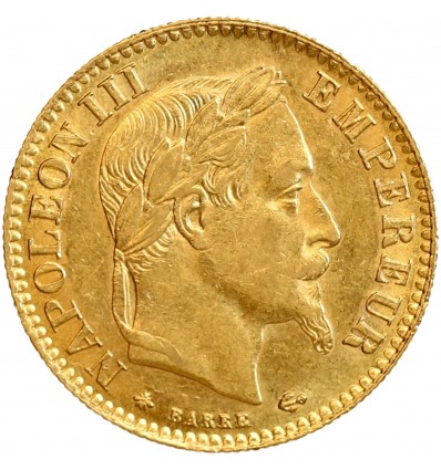 10 Francs Napoléon III Tête Laurée