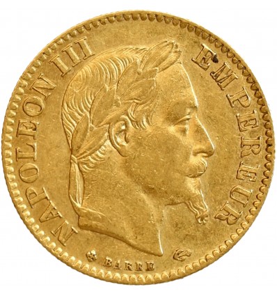 10 Francs Napoléon III Tête Laurée