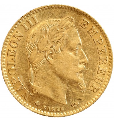 10 Francs Napoléon III Tête Laurée