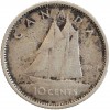 10 Cents Georges VI - Canada Argent