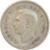 10 Cents Georges VI - Canada Argent