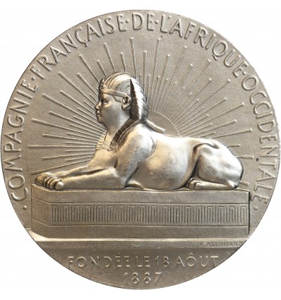 Médaille en argent Compagnie Française de l'Afrique Occidentale