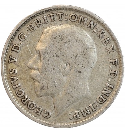 3 Pence Georges V -Grande Bretagne Argent