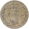 3 Pence Georges V -Grande Bretagne Argent