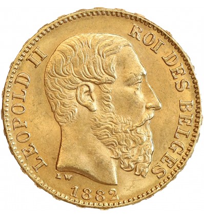20 Francs Leolpold II - Belgique