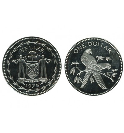 1 Dollar Bélize Argent