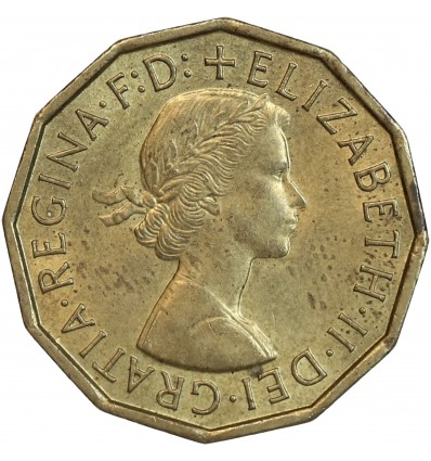 3 Pence Elisabeth II - Grande Bretagne