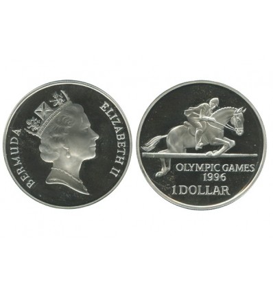 1 Dollar Elisabeth II Bermudes Argent