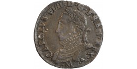 Teston 2e Type - Henri III Sous le Nom de Charles IX