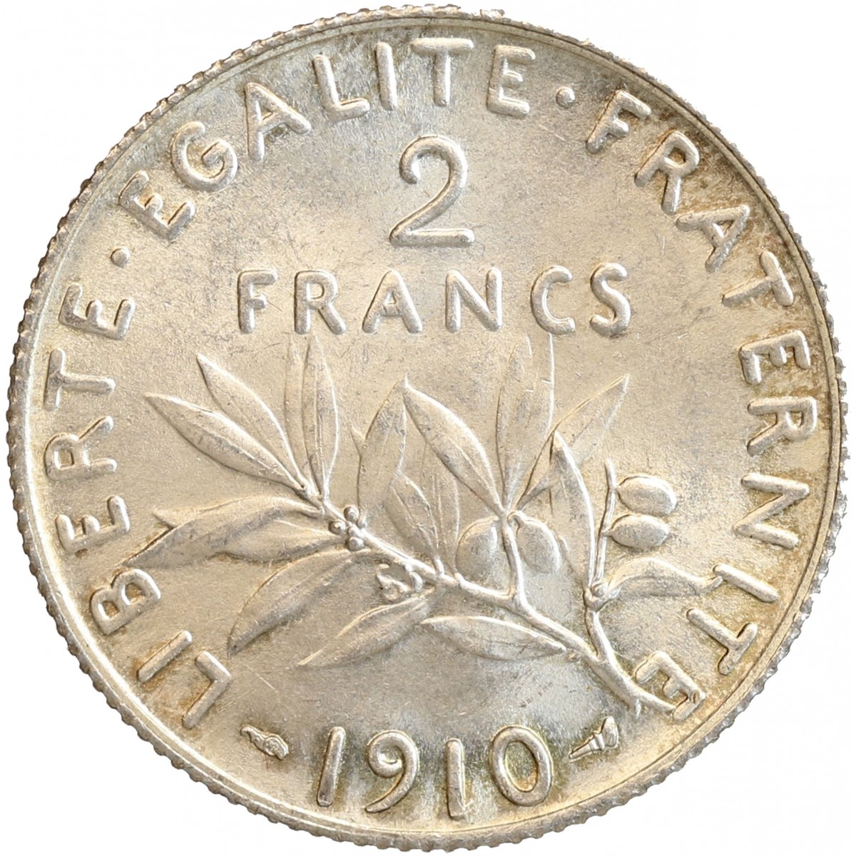 Bague Pièce De Monnaie 2 Francs Semeuse En Argent - Coin Ring - AntiqueCoinRings - Neuf Avec étiquettes