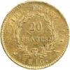 20 Francs Napoléon I Tête Laurée Revers Empire