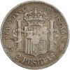 2 Pesetas Alphonse XII - Espagne Argent