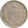 20 Centavos - Mexique Argent