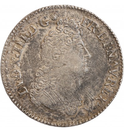 1/2 Ecu aux 8 L 2ème type Louis XIV