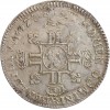 1/2 Ecu aux 8 L 2ème type Louis XIV